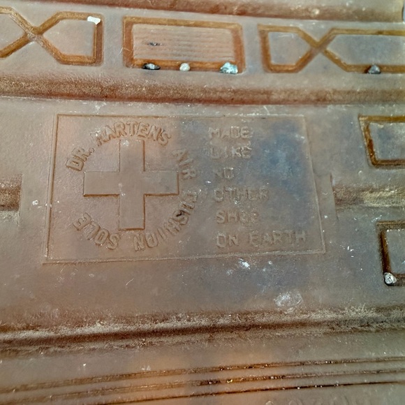 Dr. Martens Y2K Vintage 00s Brown Slide Slip On Leather Sandals Womens 9 Mens 8 - Picture 8 of 10